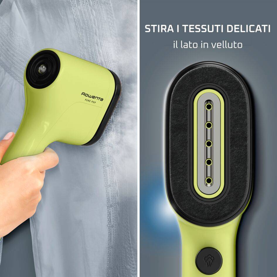 Pure Pop, Stiratore Verticale Portatile, Pad Reversibile, Lime
