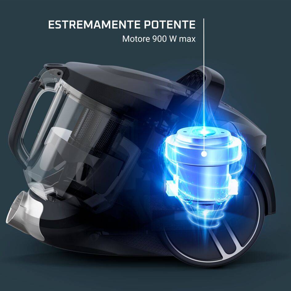 Compact Power XXL Aspirapolvere senza sacco, Kit Animal