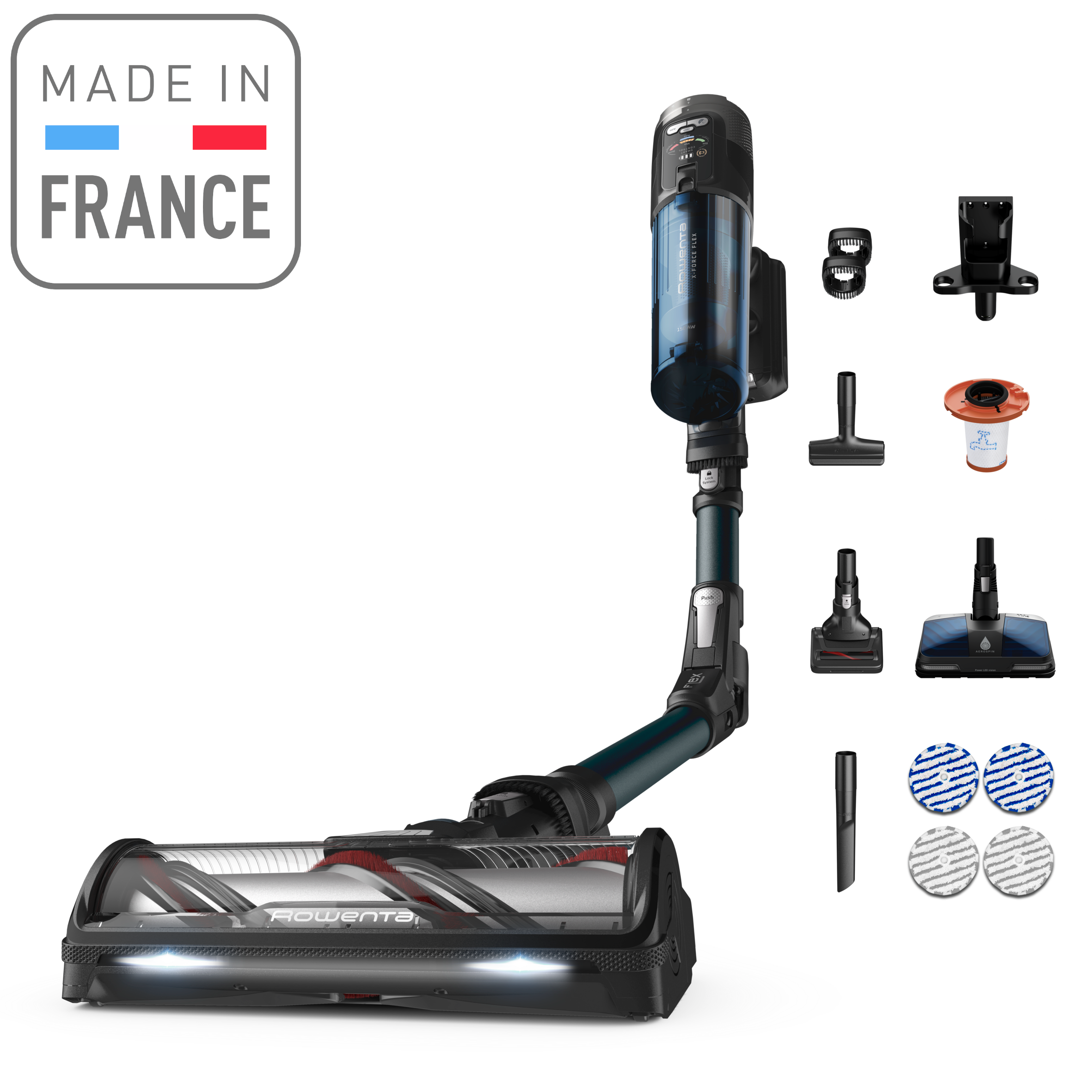 X-Force Flex 13.60, Aspirapolvere Senza Filo, Modello Animal Aqua,150 AW, Autonomia 60 Min