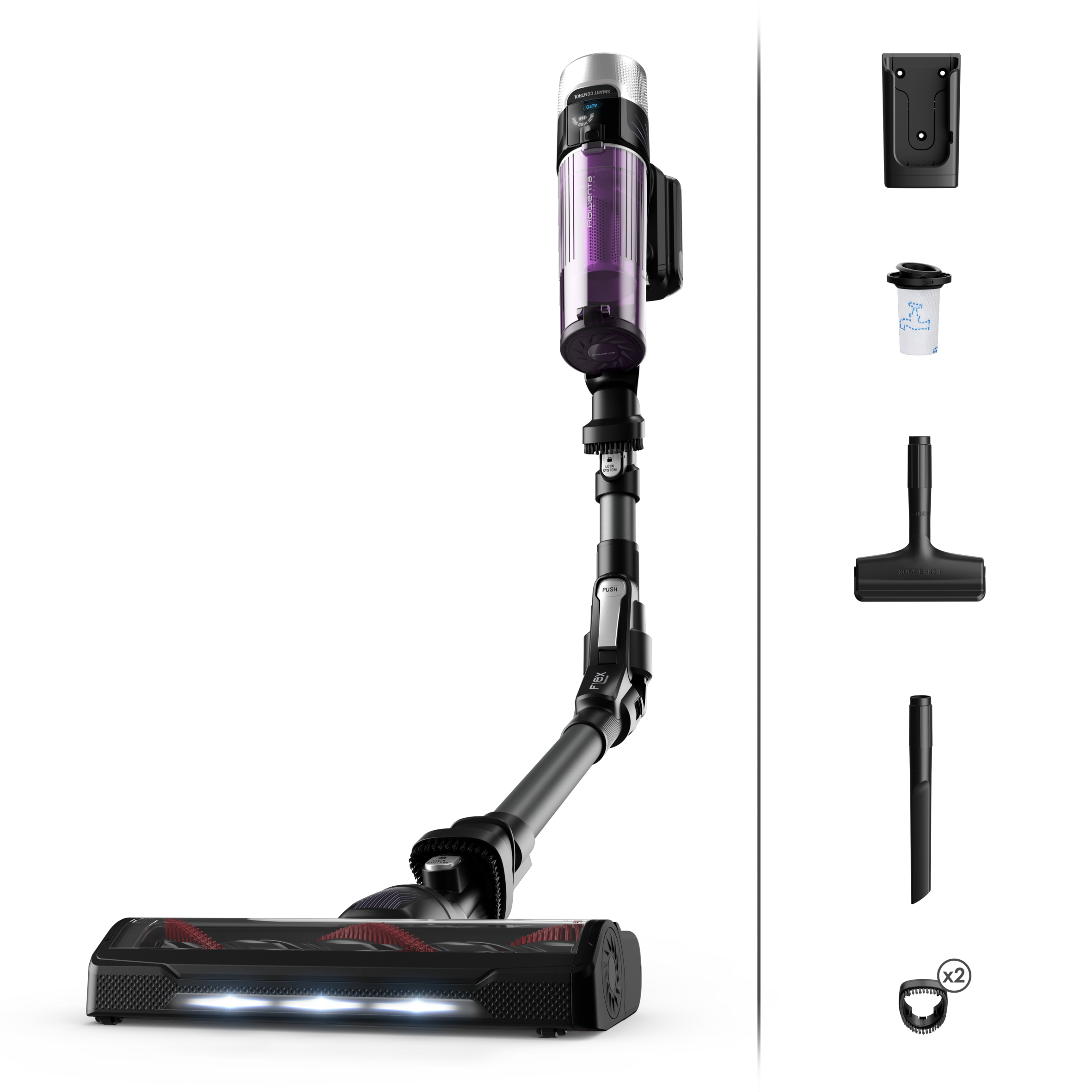 X-Force Flex 9.60, Aspirapolvere Senza Filo, Modello Allergy, 100 AW, Autonomia 45 Min