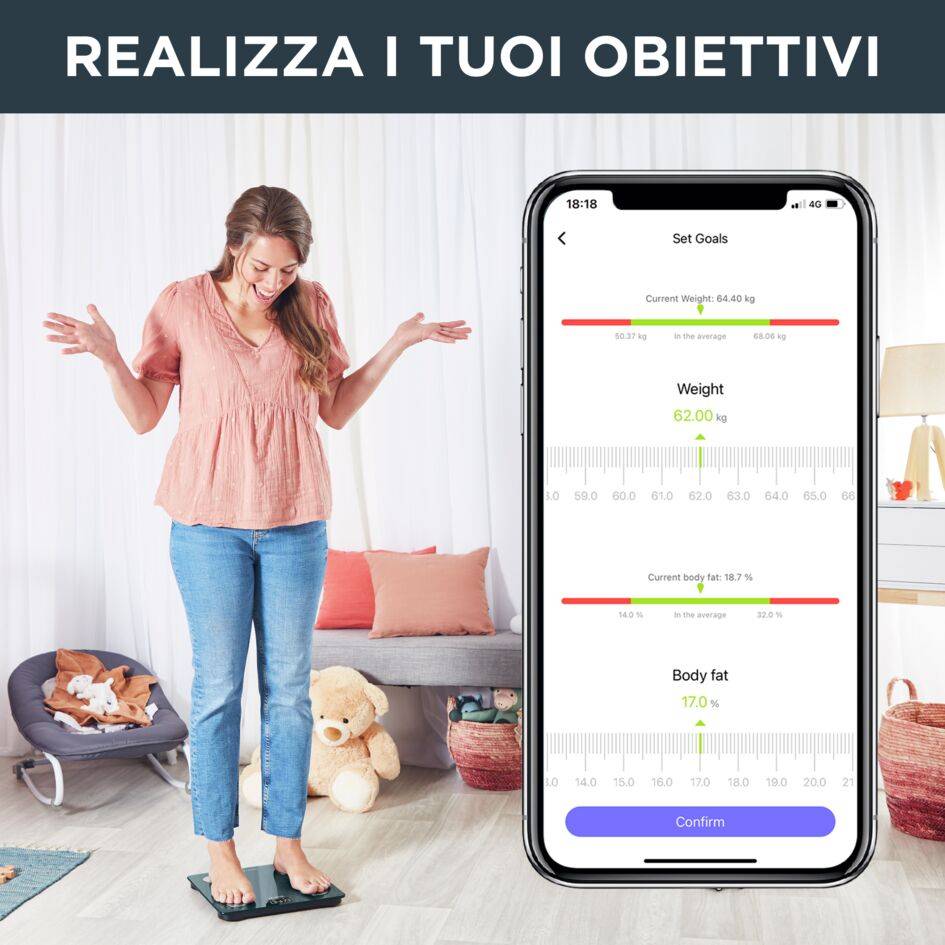 Bilancia pesapersona Intelligente Goodvibes Life+