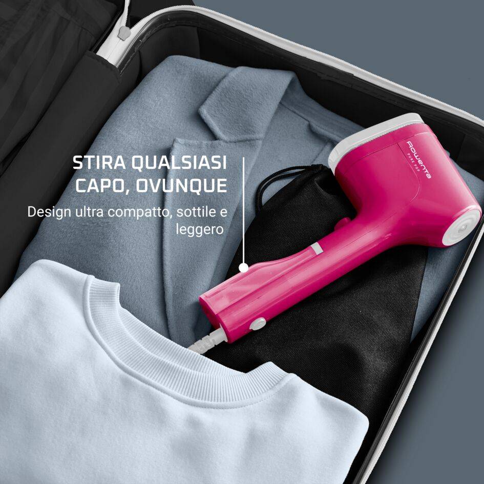 Pure Pop, Stiratore Verticale Portatile, Pad Reversibile, Pink