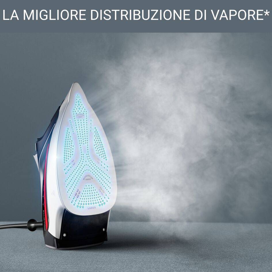 Pro Master, Ferro a Vapore, 200 g/min, Microsteam 400, Grey & Red