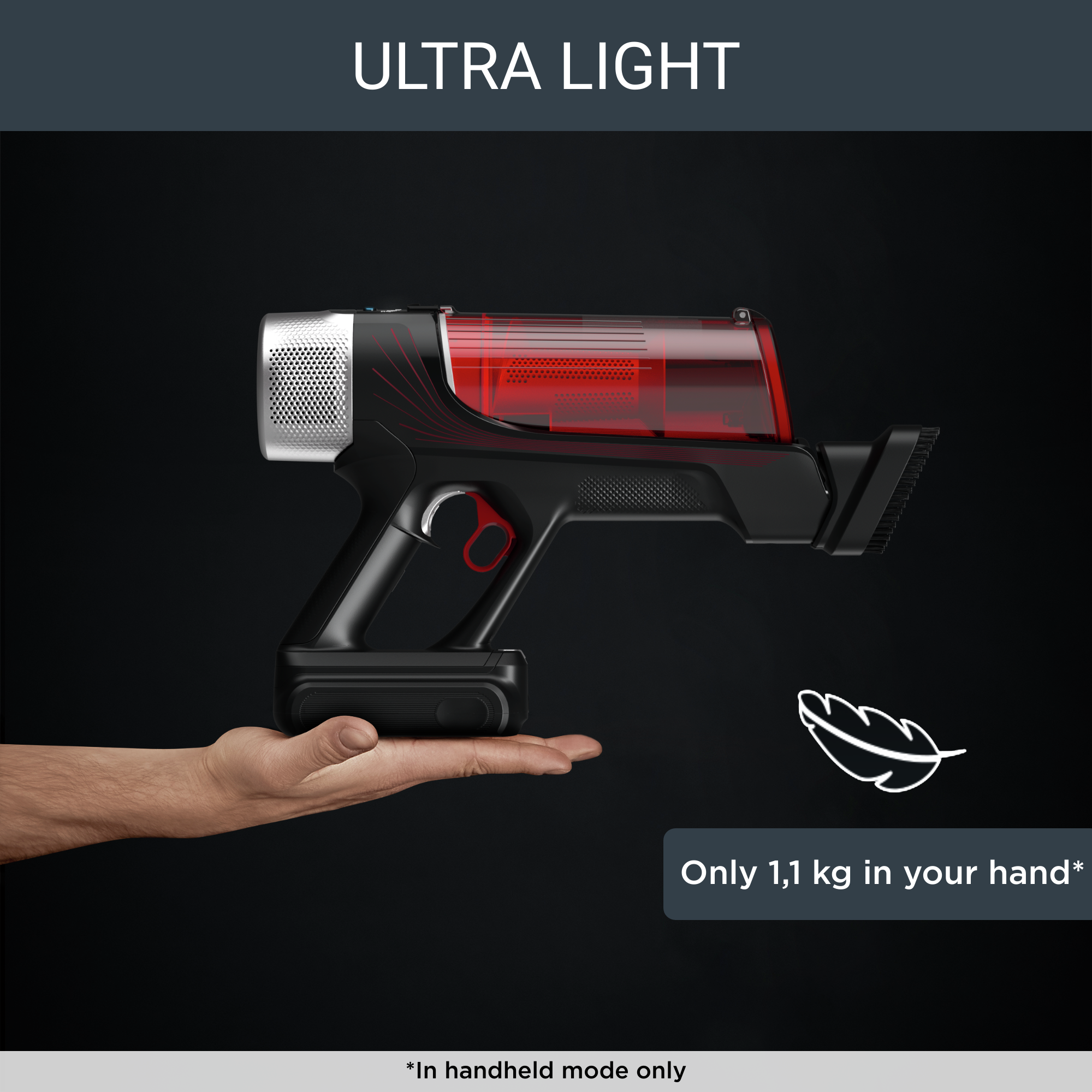 X-Force Flex 9.60, Aspirapolvere Senza Filo, Modello Animal Care, 100 AW, Autonomia 45 Min