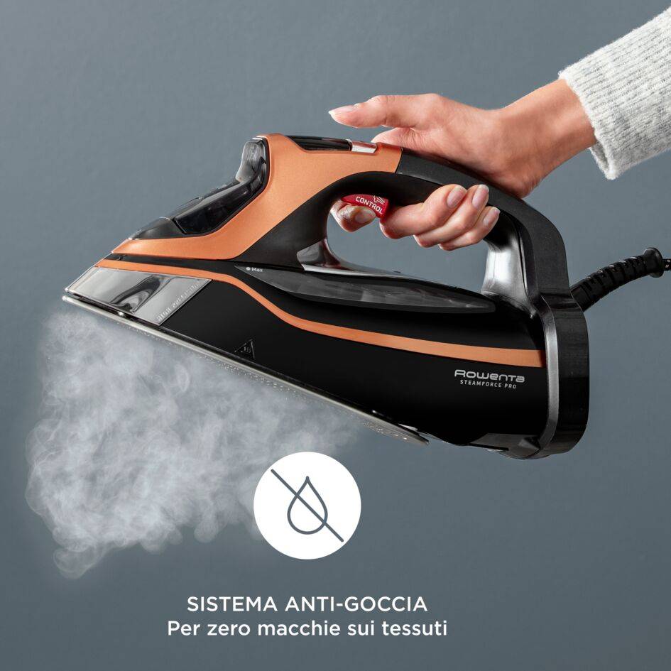 Steamforce Pro, Ferro a Vapore, 300 g/min, Smart-control, Microsteam 400, Copper