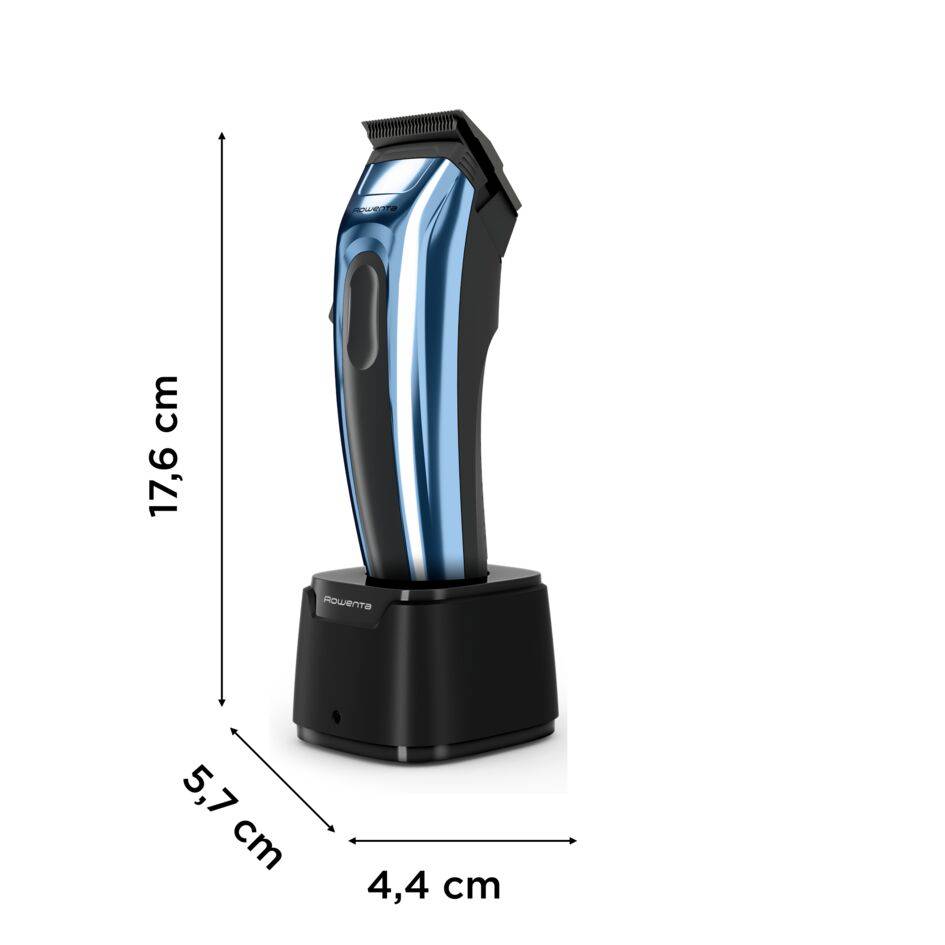 Barber Experience, Tagliacapelli, Lama XL, Rivestimento in Carbonio Effetto Diamante, Motore Professionale