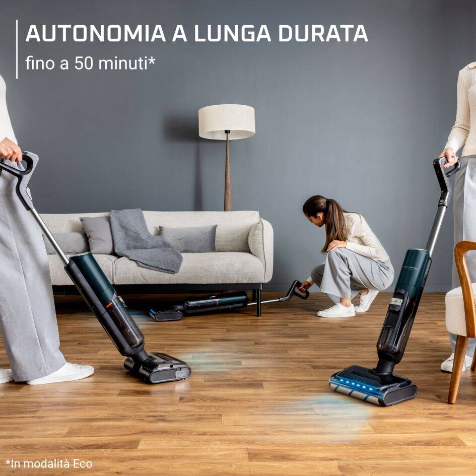 X-Clean 7, Lavapavimenti Senza Fili, Autonomia 50 Min, Autopulizia e Asciugatura