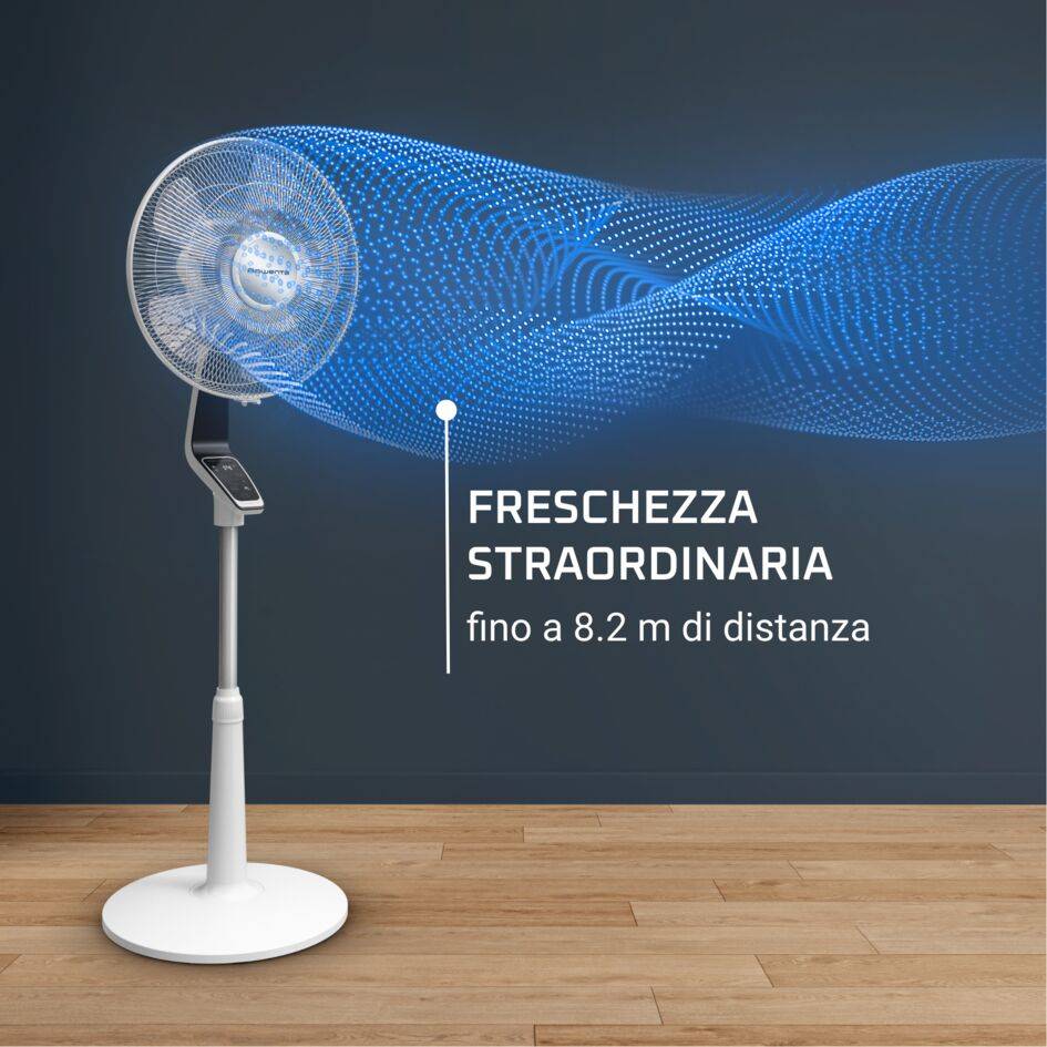 Turbo Silence Extreme, Ventilatore a piantana, Potente, Elevata efficienza energetica