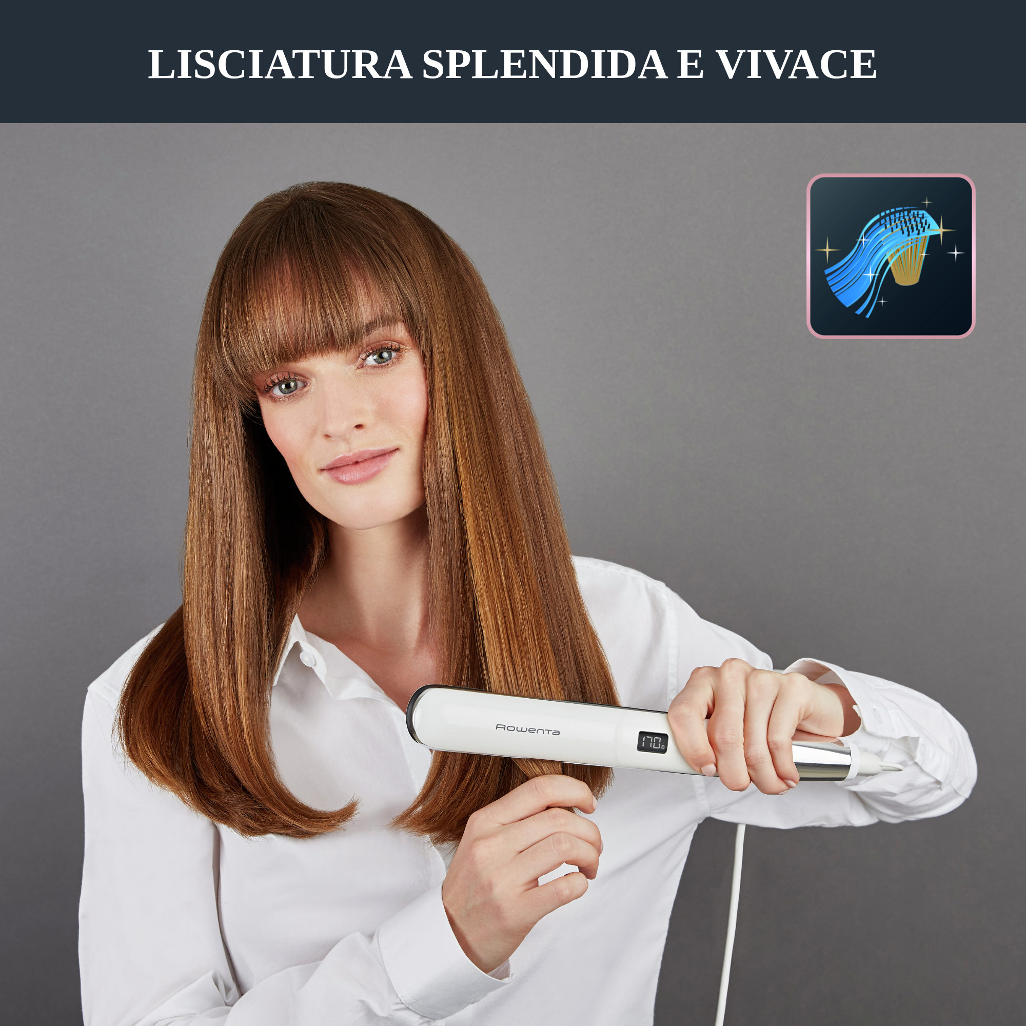 Piastra per capelli Volumizer