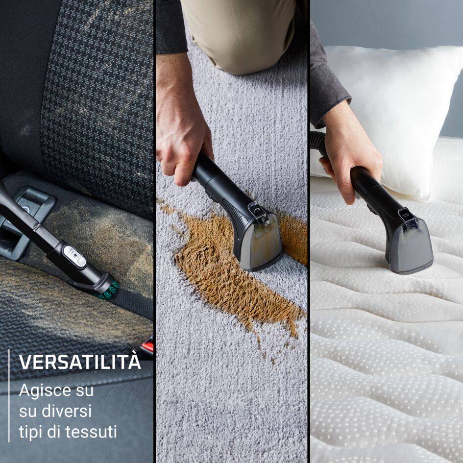 Clean It, Smacchiatore, Pulitore per Tappeti, Risultati Rapidi, Design Compatto
