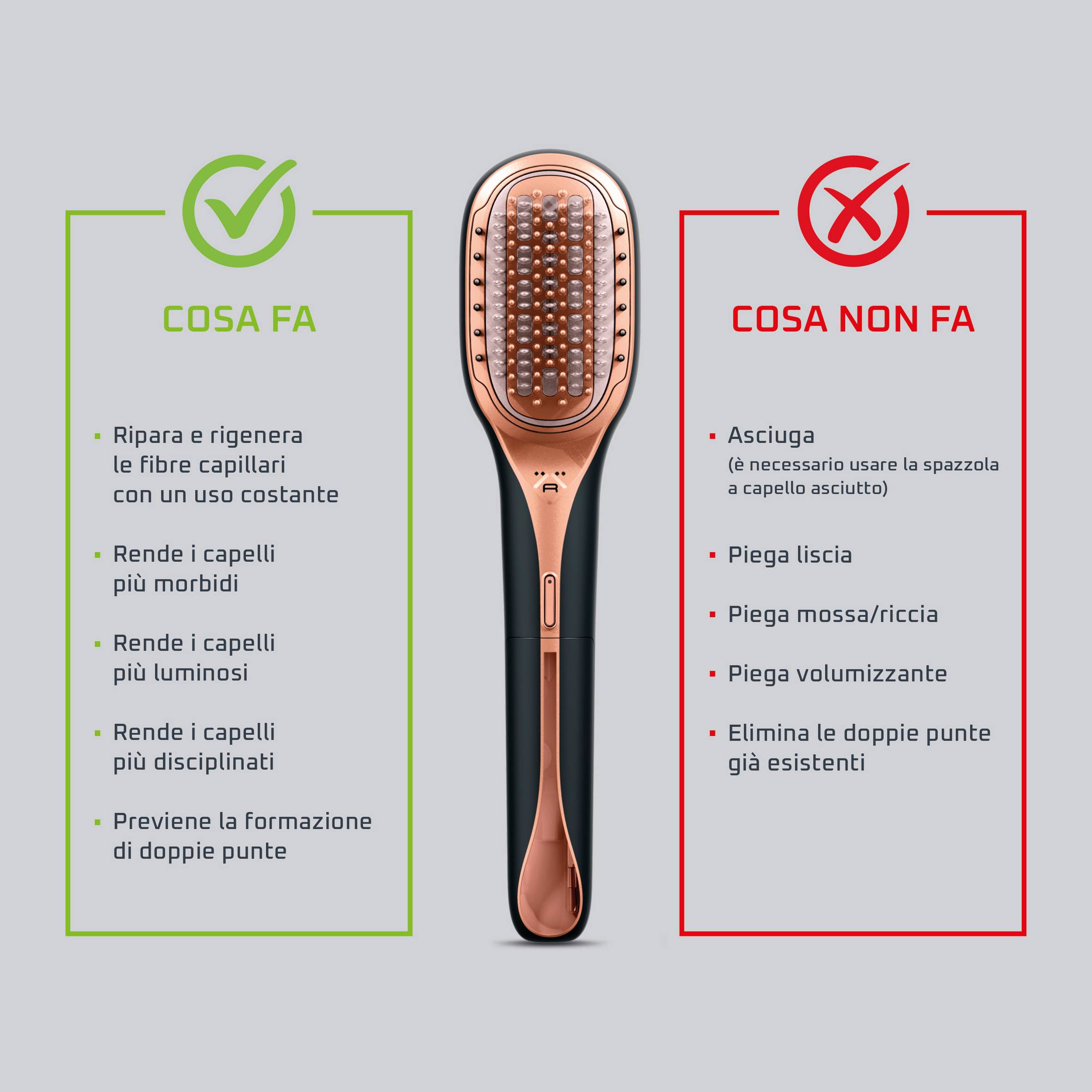 Ultimate Experience HAIR THERAPIST™, Spazzola a vapore, Ripara Capelli danneggiati