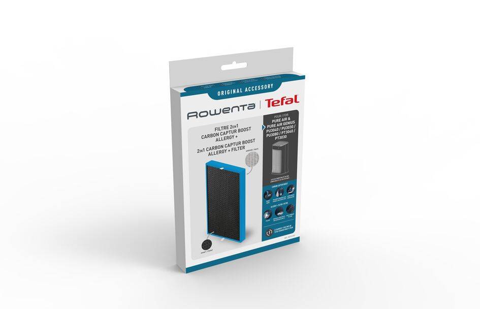 Filtro 2 in 1 Carbon Captur Boost e Allergy+ XD7231E0