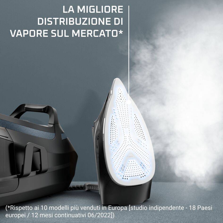Rowenta Steam Pro, Ferro con Caldaia, Approccio Eco design, 580 g/min, Blue