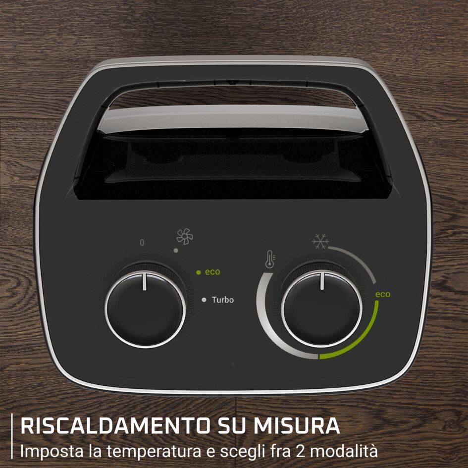 Intense Comfort +, Termoventilatore, Potenza 2000 W, Efficienza Energetica