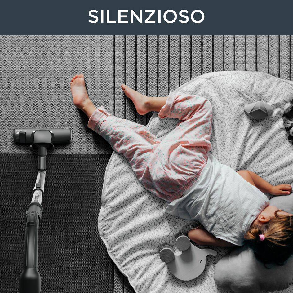 G-Force Silence Classic,Aspirapolvere A Traino Con Sacco