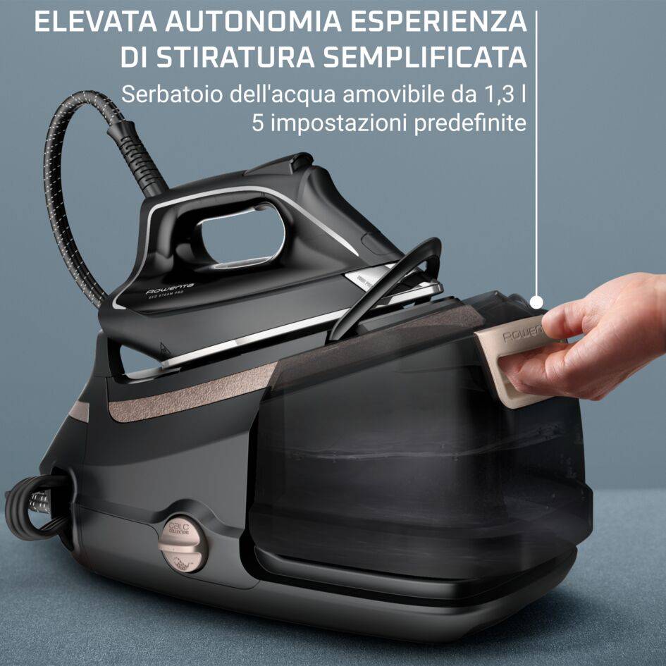 Eco Steam Pro, Ferro con Caldaia, Eco-designed, 580 g/min, Beige