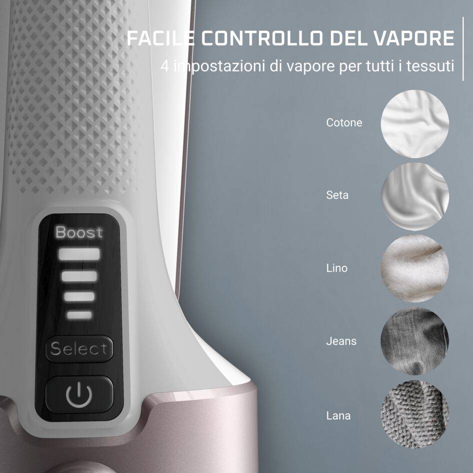 Pure Force, Stiratore Verticale, Tecnologia 2-in-1, 90 g/min