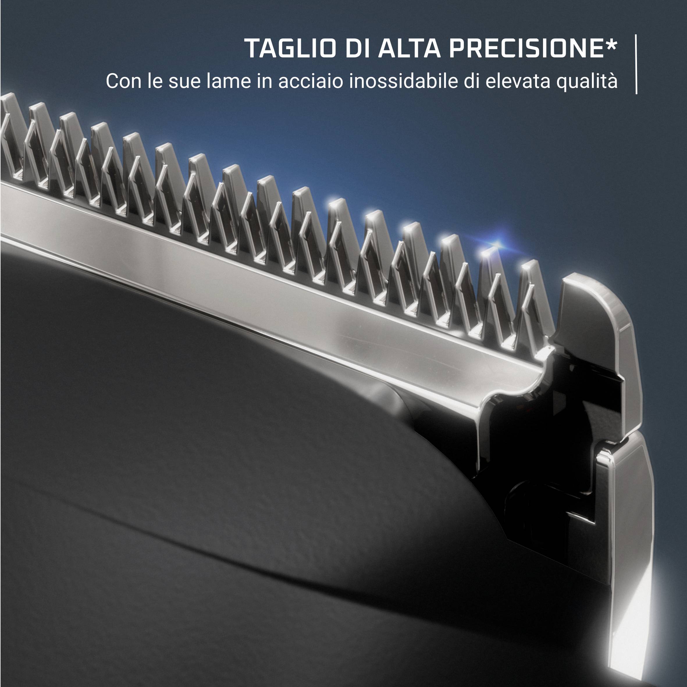 Stylis Regolabarba, Lame Autoaffilanti, 2 Pettini Regolabili
