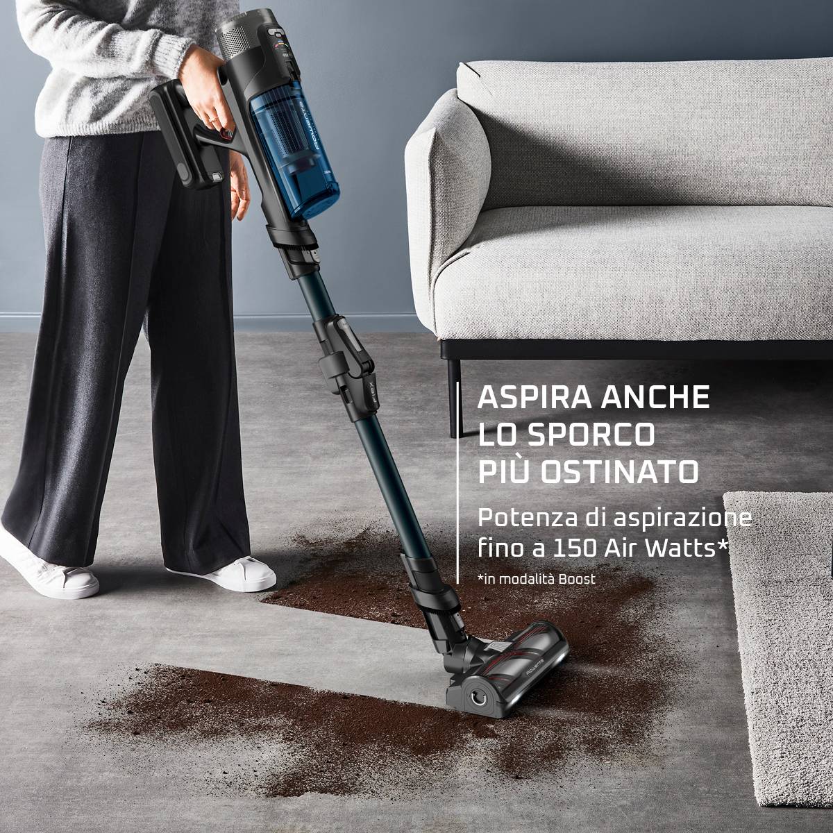 X-Force Flex 13.60, Aspirapolvere Senza Filo, Modello Animal Aqua,150 AW, Autonomia 60 Min