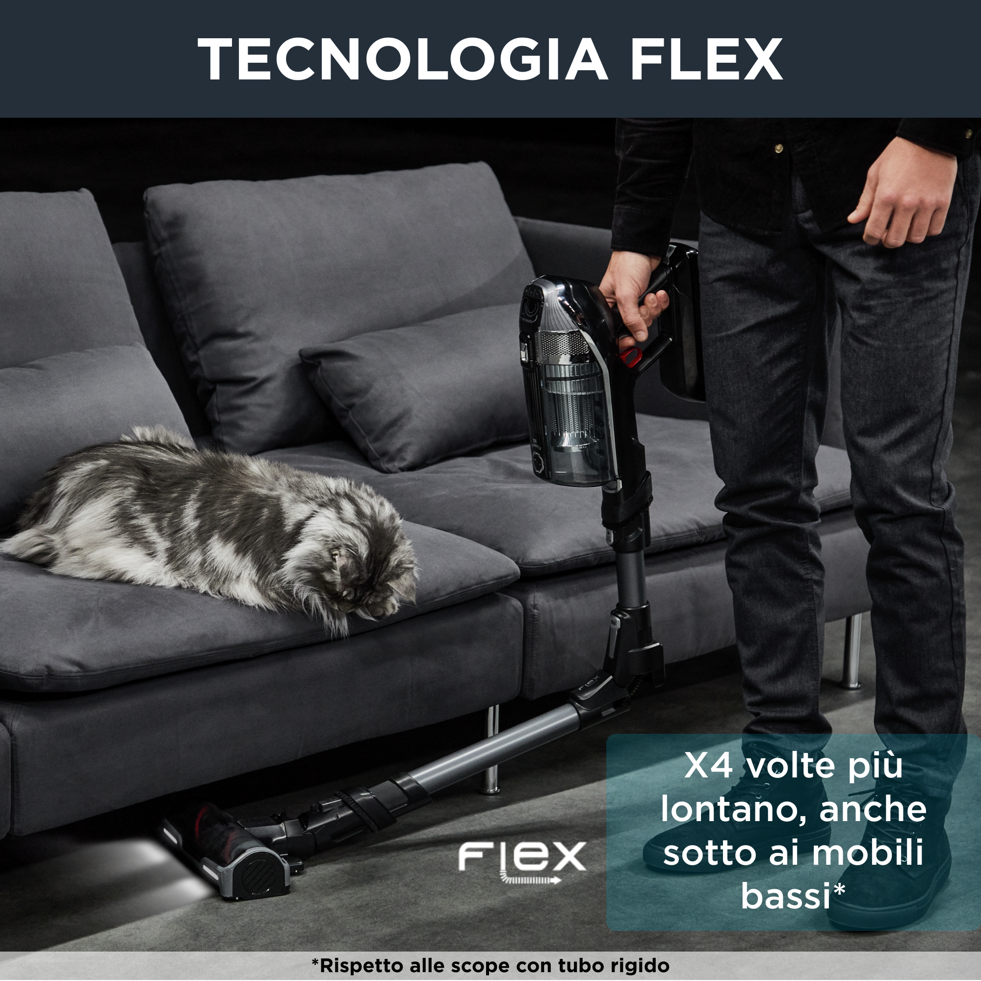 X-Force Flex 14.60, Aspirapolvere Senza Filo, Modello Animal Care,200 AW, Autonomia 70 Min