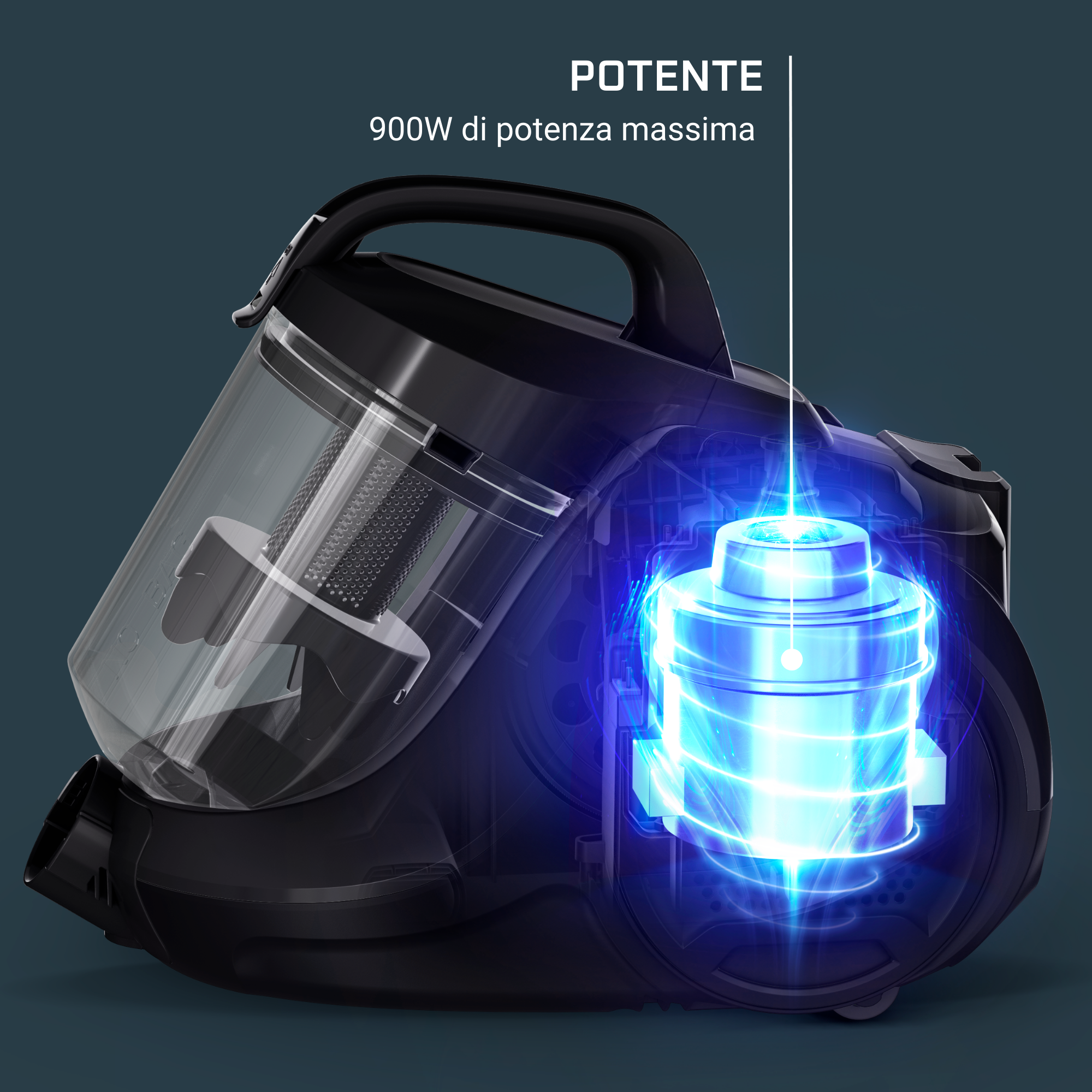 Aspirapolvere a traino