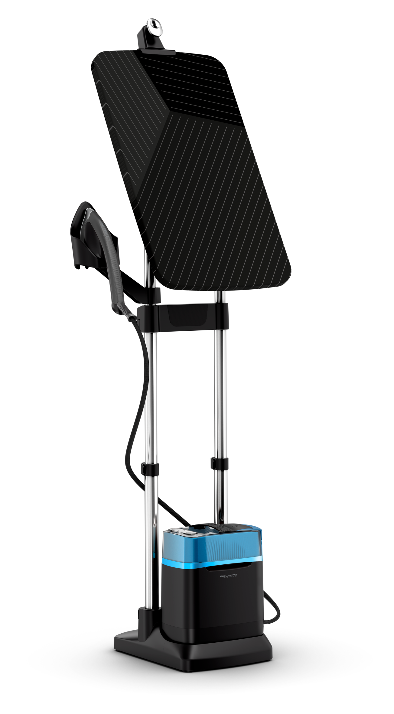 Ixeo Power, Stiratore Verticale All-In-One, Igienizzante, Black & Blue