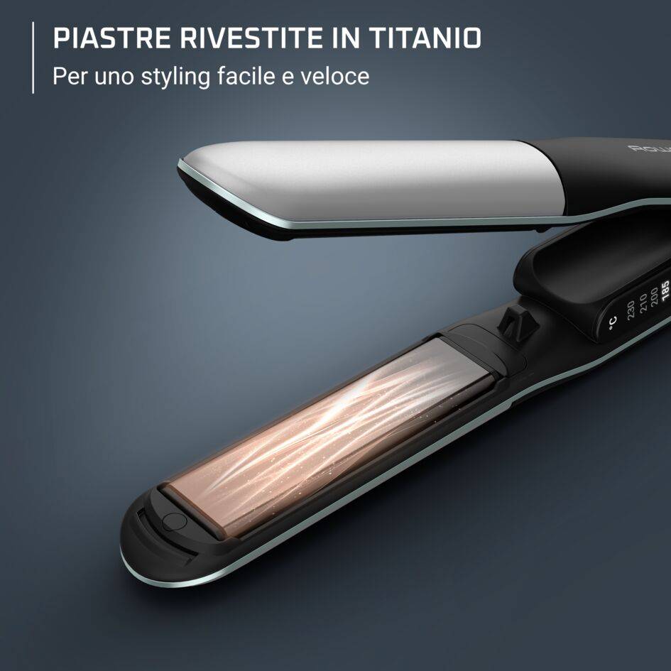 Thermostyle, Piastra per capelli, Rivestimento in metallo, Onde 48H