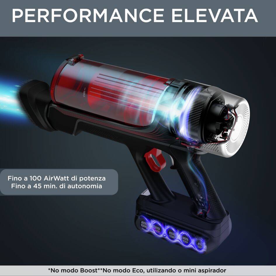X-Force Flex 9.60, Aspirapolvere Senza Filo, Modello Animal Care, 100 AW, Autonomia 45 Min