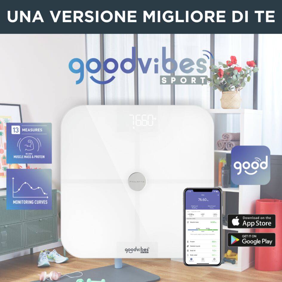 Bilancia Pesapersona Intelligente Goodvibes Sport