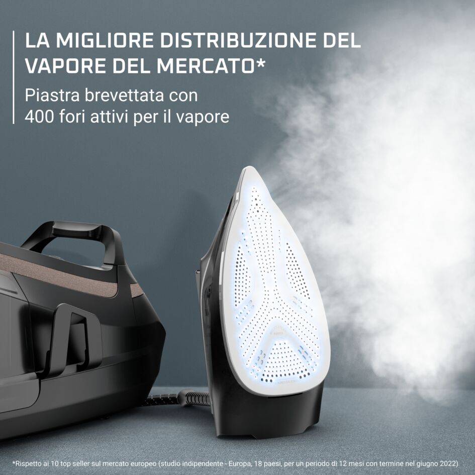 Eco Steam Pro, Ferro con Caldaia, Eco-designed, 580 g/min, Beige
