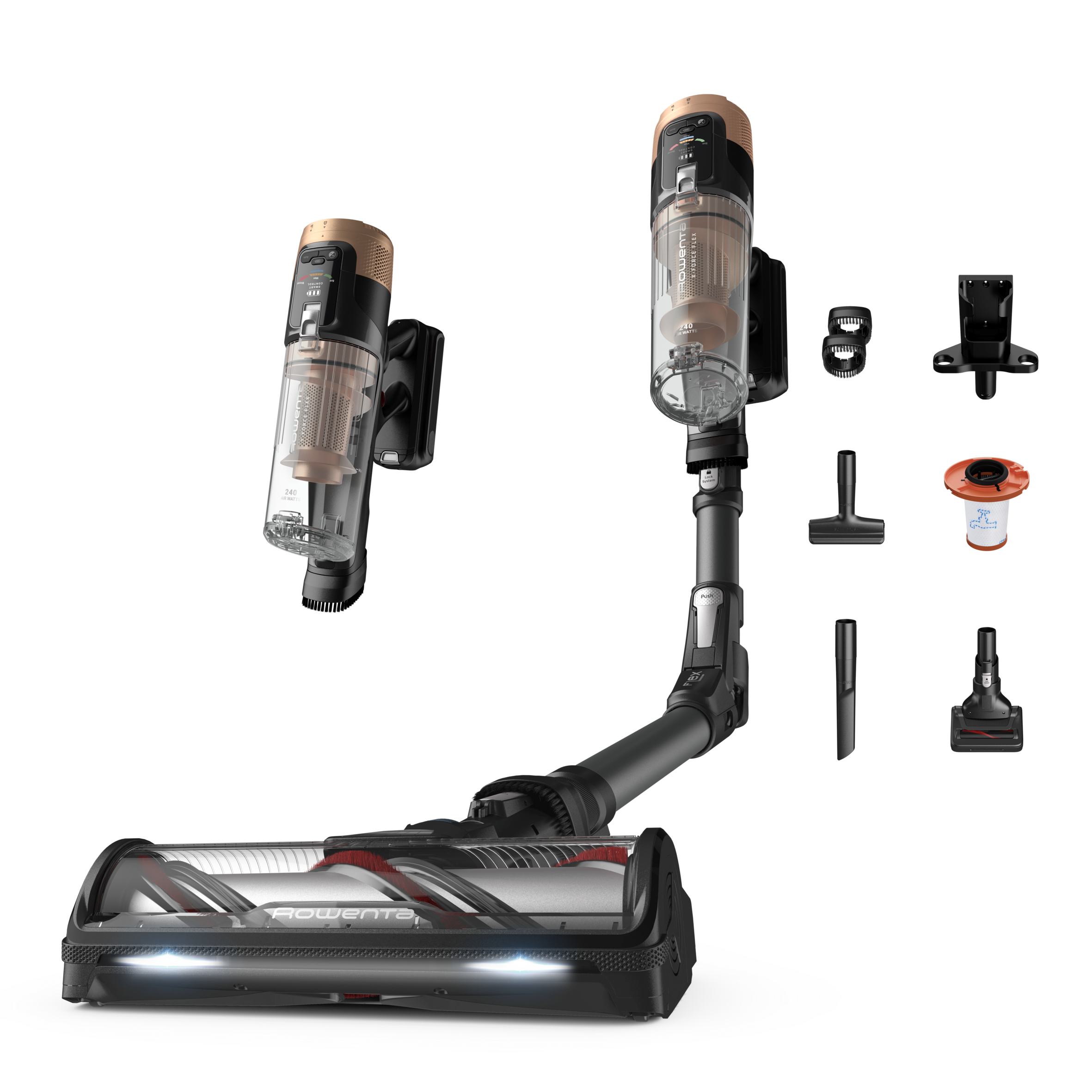 X-Force Flex 14.80, Aspirapolvere Senza Filo,Modello Animal Care, 240 AW, Autonomia 90 Min