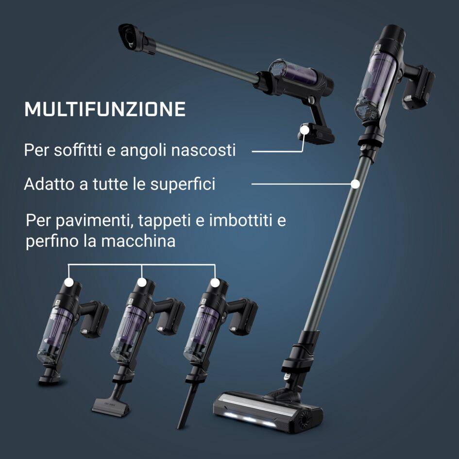 X-PERT 7.60 Modello Essential, Aspirapolvere Senza Filo