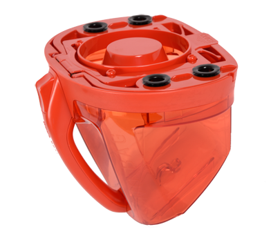 Contenitore raccoglipolvere rosso RS-RT4258