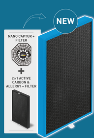 Filtro 2 in 1 Carbon Captur Boost e Allergy+ XD7231E0