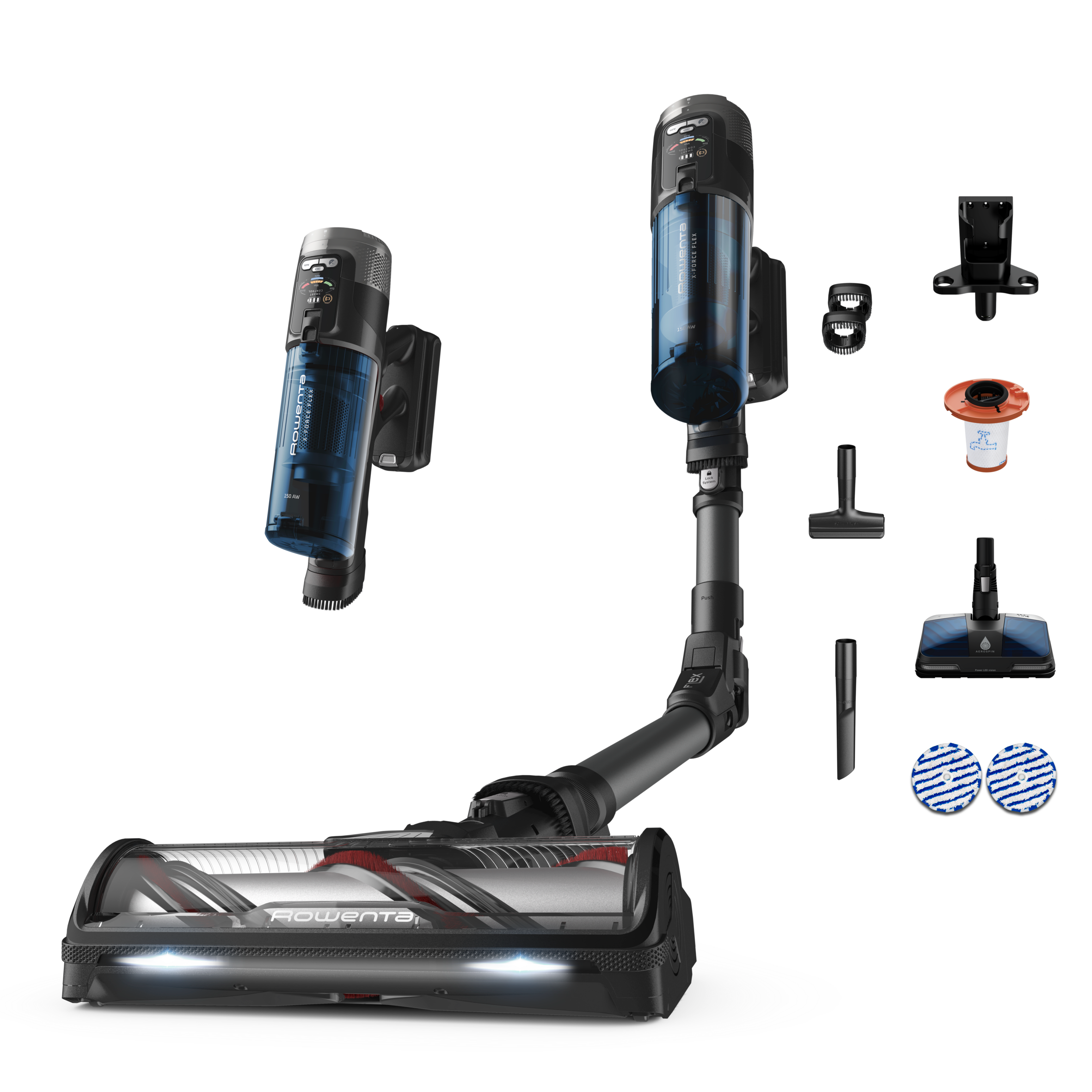 X-Force Flex 12.60 Neo, Modello Allergy Aqua, Aspirapolvere Senza Filo