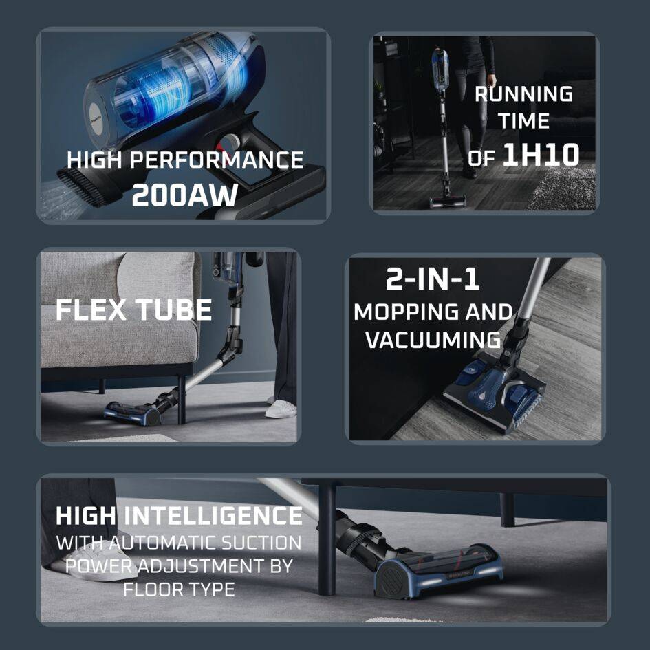 X-Force Flex 14.60 Modello Aqua , Aspirapolvere Senza Filo