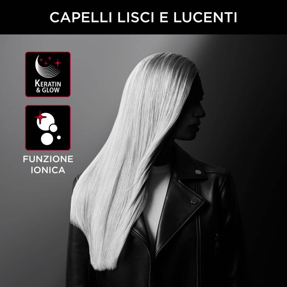 Piastra per capelli Optiliss Rowenta x Karl Lagerfeld
