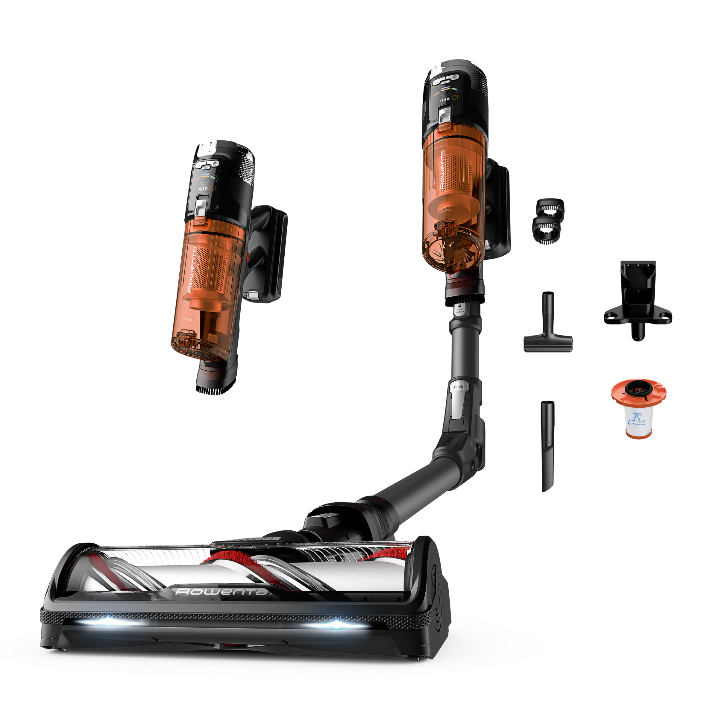 X-Force Flex 13.60, Aspirapolvere Senza Filo, Modello Allergy,150 AW, Autonomia 60 Min