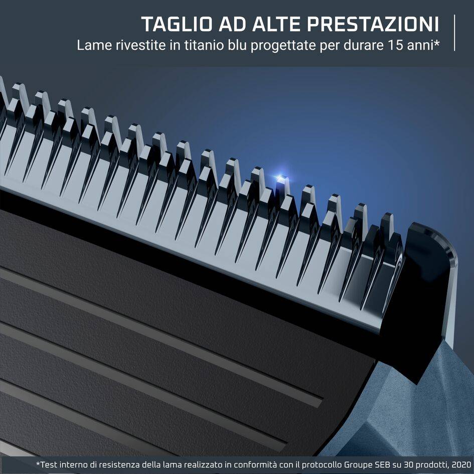 X Series Tagliacapelli, Lame in Titanio, Autoaffilanti