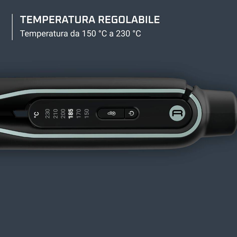 Thermostyle, Piastra per capelli, Rivestimento in metallo, Onde 48H