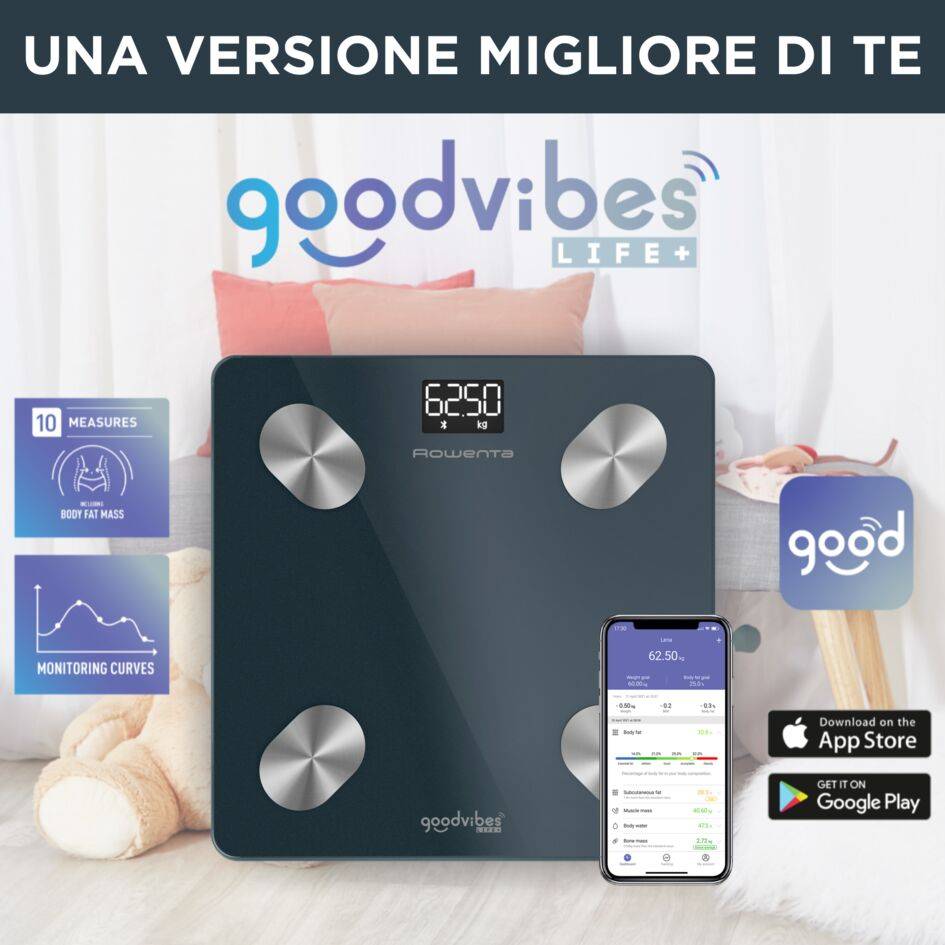 Bilancia pesapersona Intelligente Goodvibes Life+