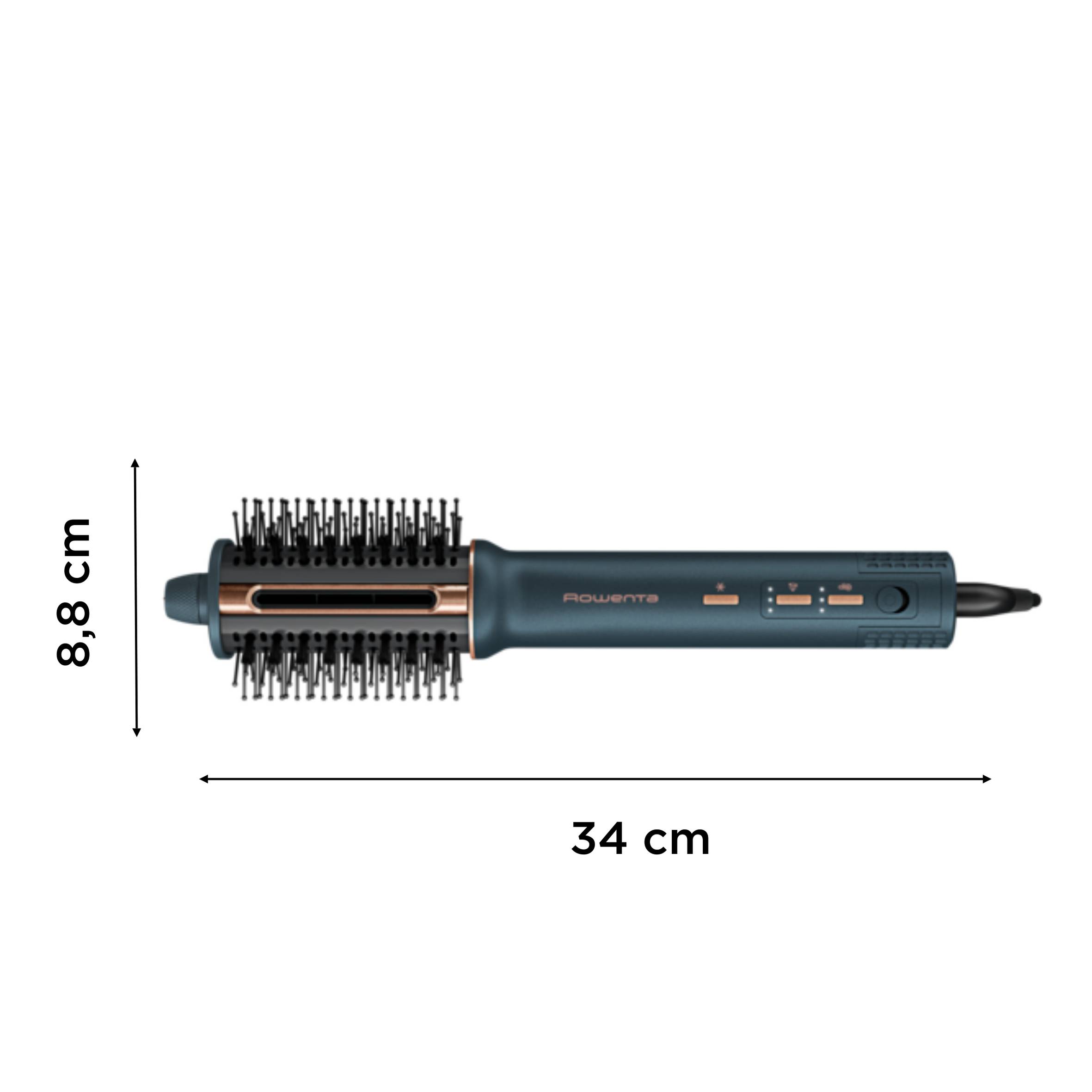 Ultimate Experience Air Brush 3D, Spazzola ad Aria Calda 3-in-1, Versatile, Capelli Lisci, Voluminosi 