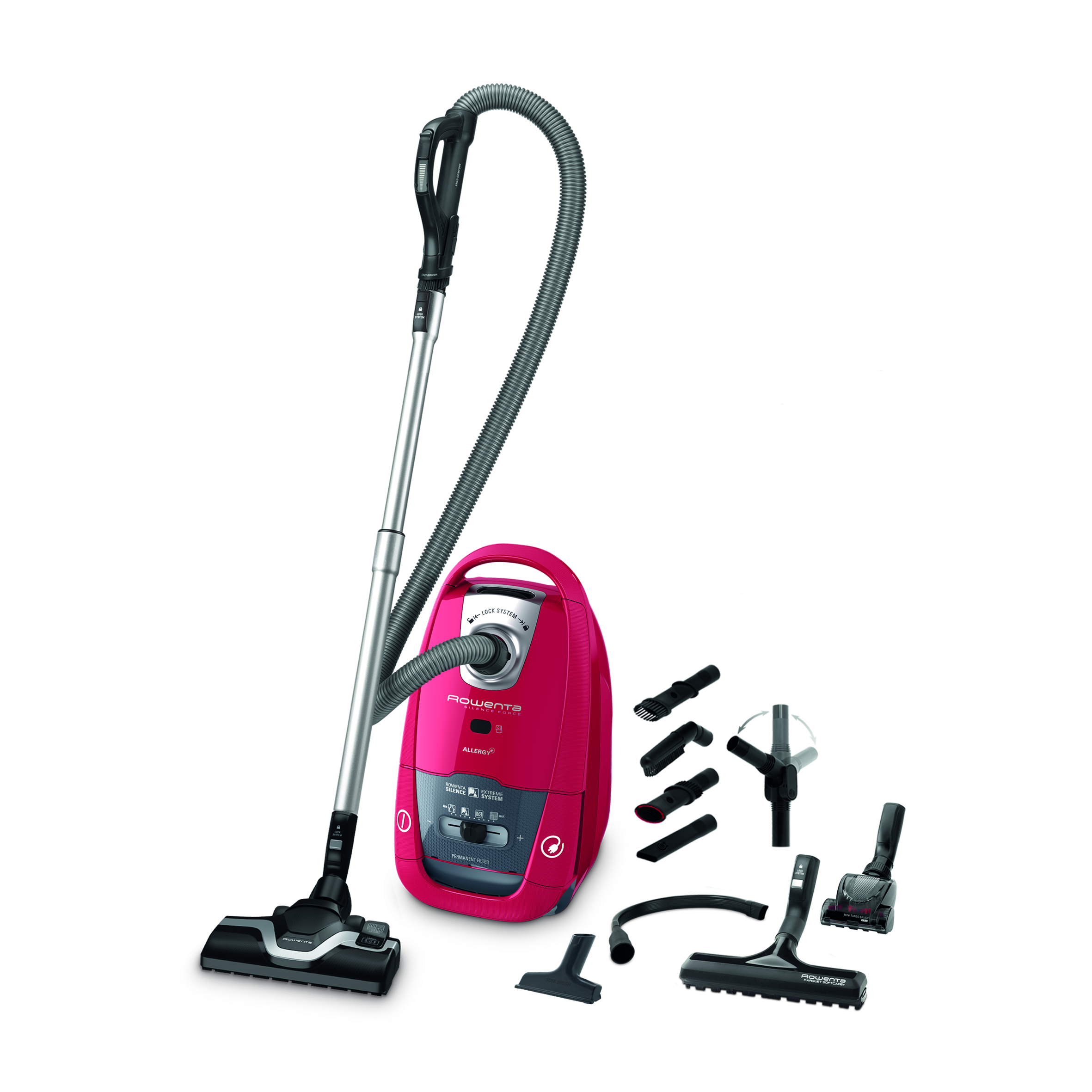 Aspirapolvere a traino con sacco Silence Force Allergy + Home & Car