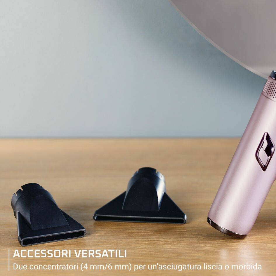 Ultimate Experience NANO ON THE GO, Asciugacapelli Pieghevole, Motore Brushless