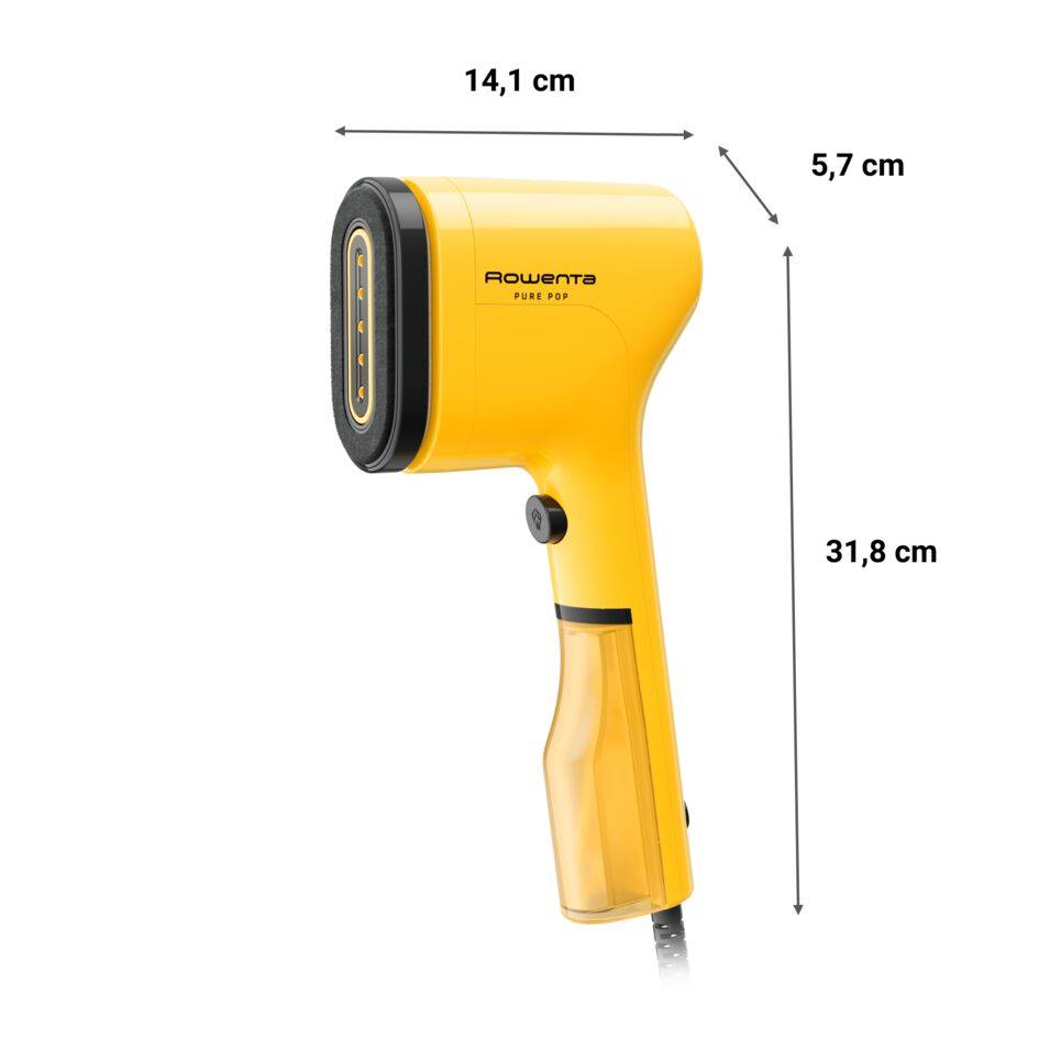 Pure Pop, Stiratore Verticale Portatile, Pad Reversibile, Yellow