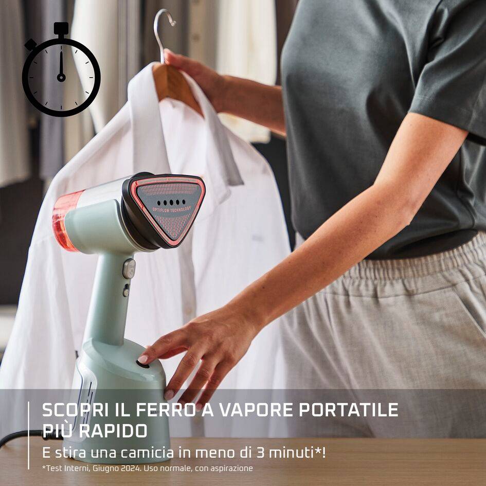 AeroSteam, Stiratore Verticale, Stira in una sola passata come un ferro 