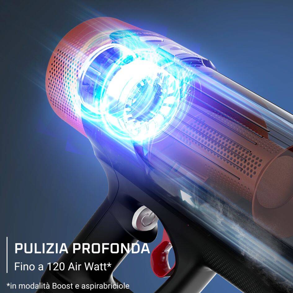 X-FORCE FLEX 10.80, Aspirapolvere Senza Filo, Aspirazione Profonda Senza Sforzi