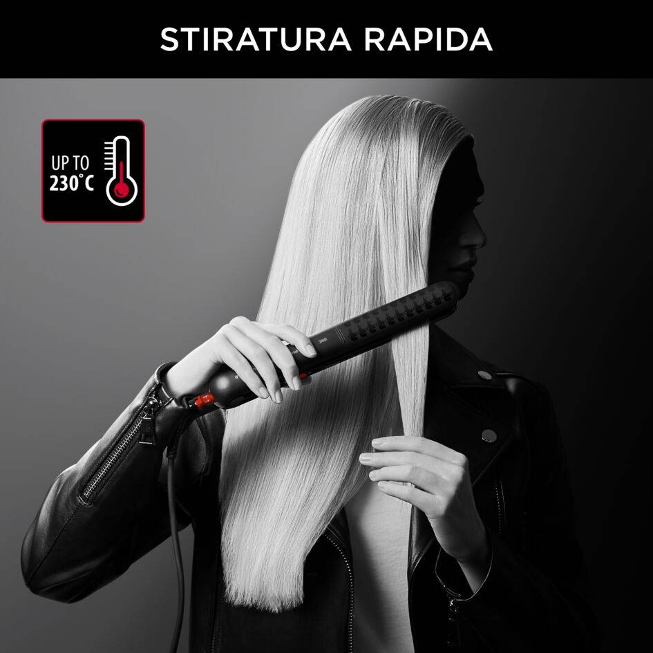 Piastra per capelli Optiliss Rowenta x Karl Lagerfeld