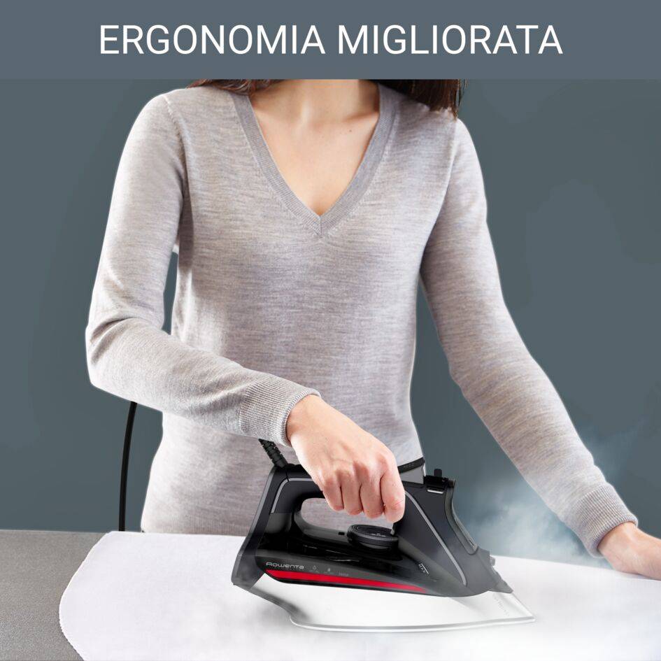 Pro Master, Ferro a Vapore, 200 g/min, Microsteam 400, Grey & Red