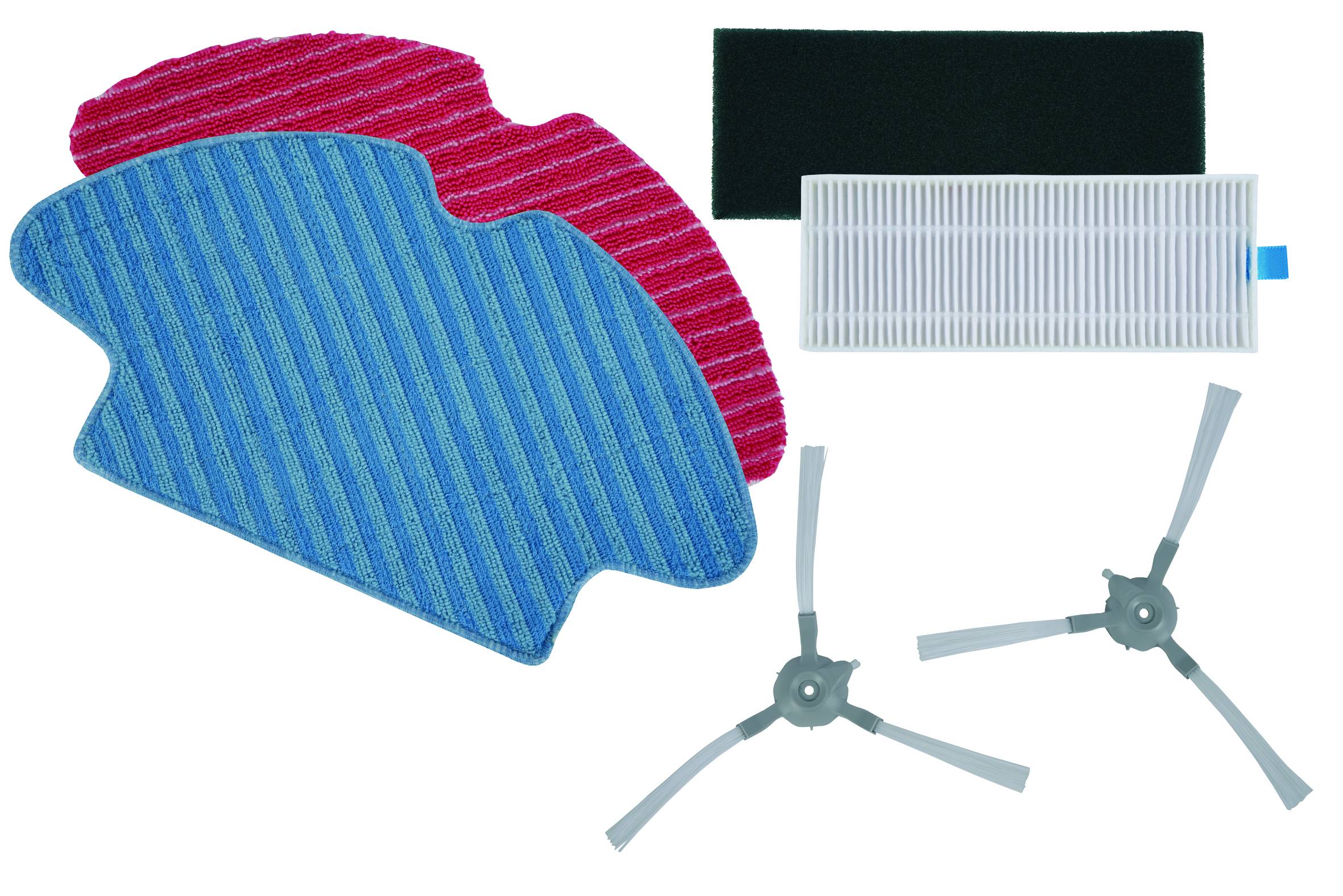 Set Ricambio Per Aspirapolvere Rowenta - Spazzole Laterali E Filtri, Compatibile Serie 60